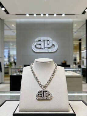Balenciaga Silver Necklaces